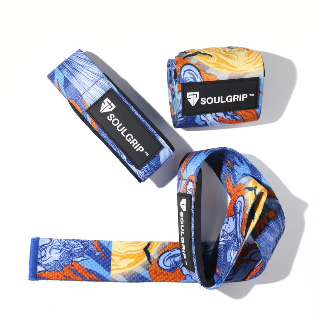 Phonix Deadlift Strap & Wrist Wrap Combo | Maximum Grip and Wrist Support