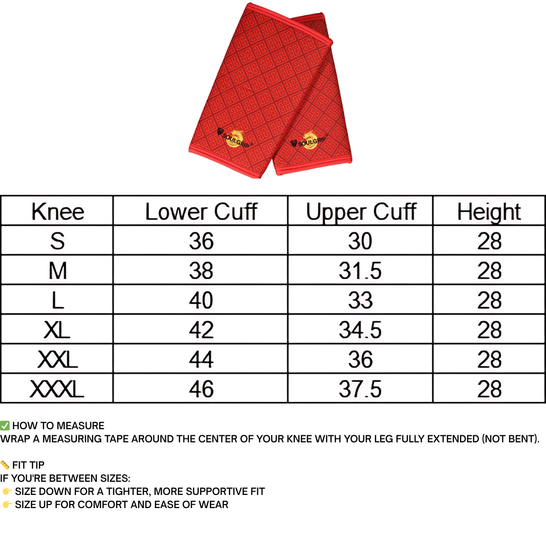 Dragonforged Knee Sleeves – 7mm Compression Support for Squats & Powerlifting