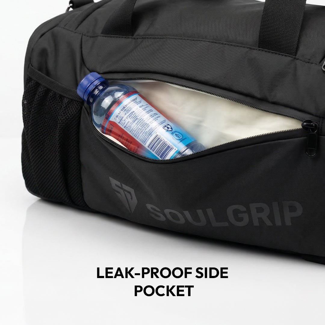 SoulGrip SoulPack – 30L Dual-Mode Gym Duffle Bag & Backpack | Stylish & Durable Travel Gear Bag