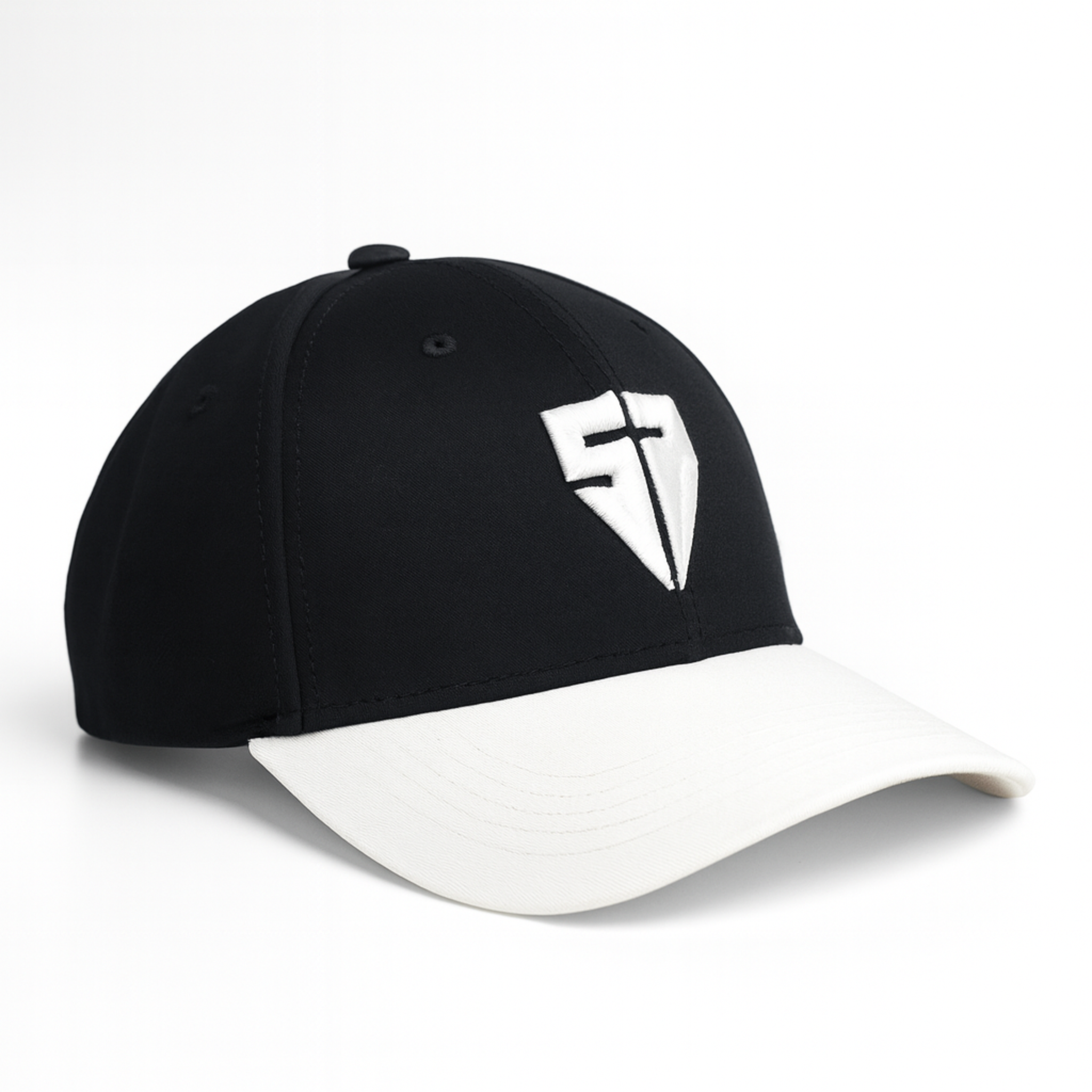 SOULCAP – Premium Dri-Fit Adjustable Baseball Cap (Black/White)