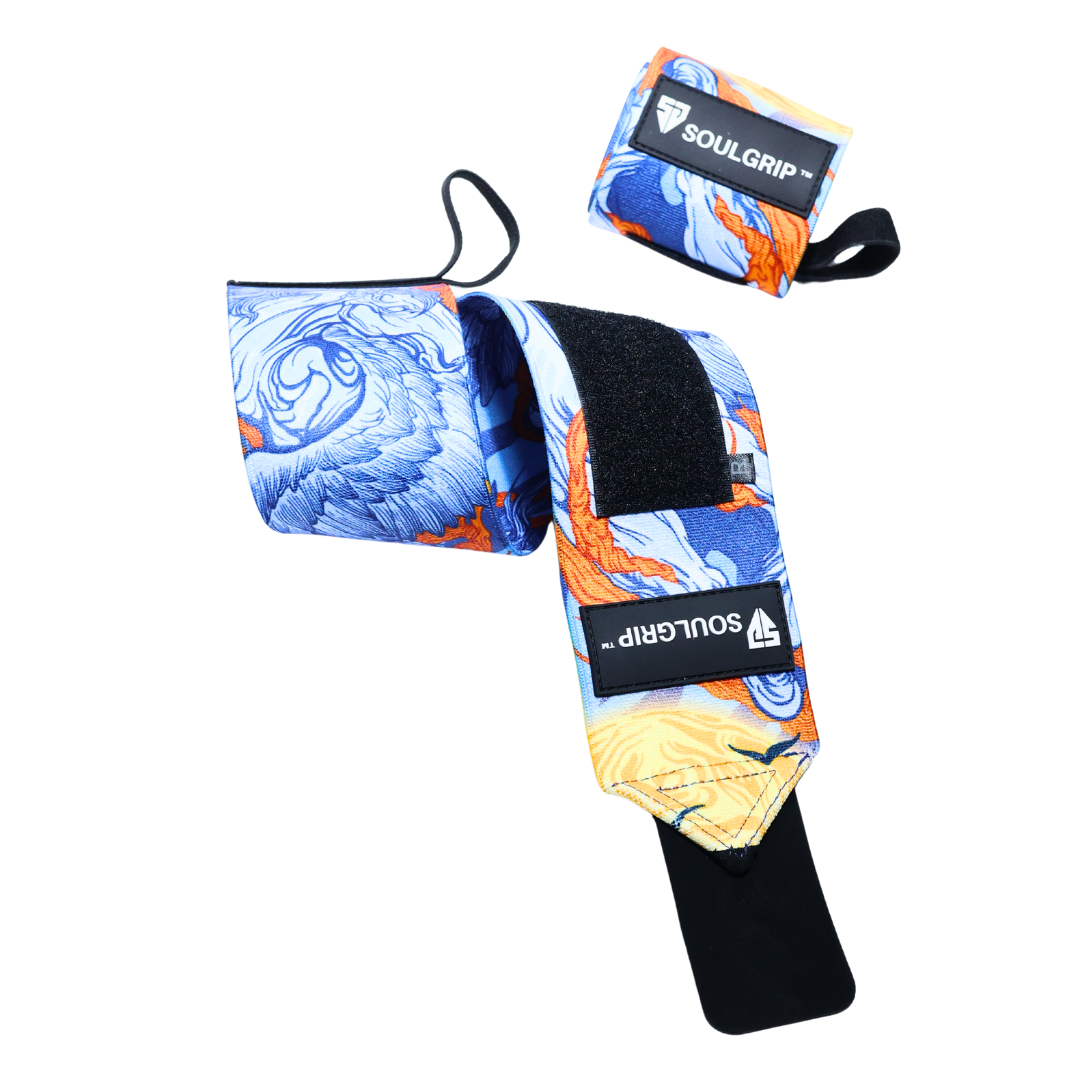 PHOENIX Wrist Wraps – Unmatched Support & Fiery Strength for Heavy Lifts