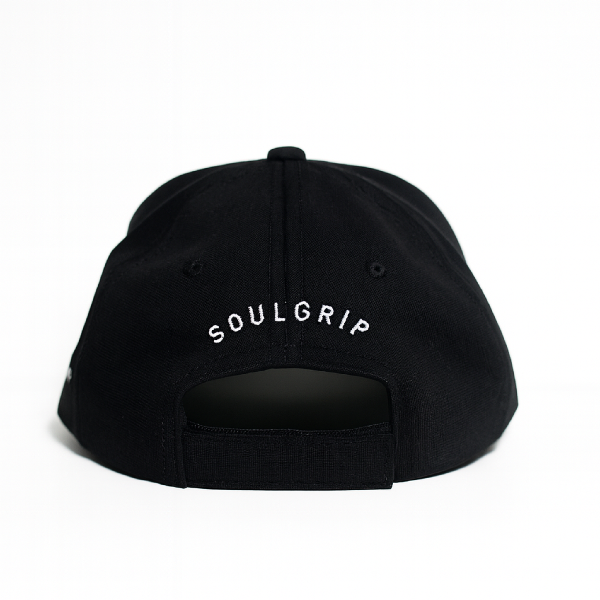 SOULCAP – Premium Dri-Fit Adjustable Baseball Cap (Black/White)