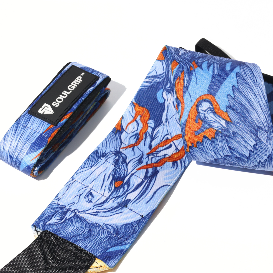 Phonix Deadlift Strap & Wrist Wrap Combo | Maximum Grip and Wrist Support