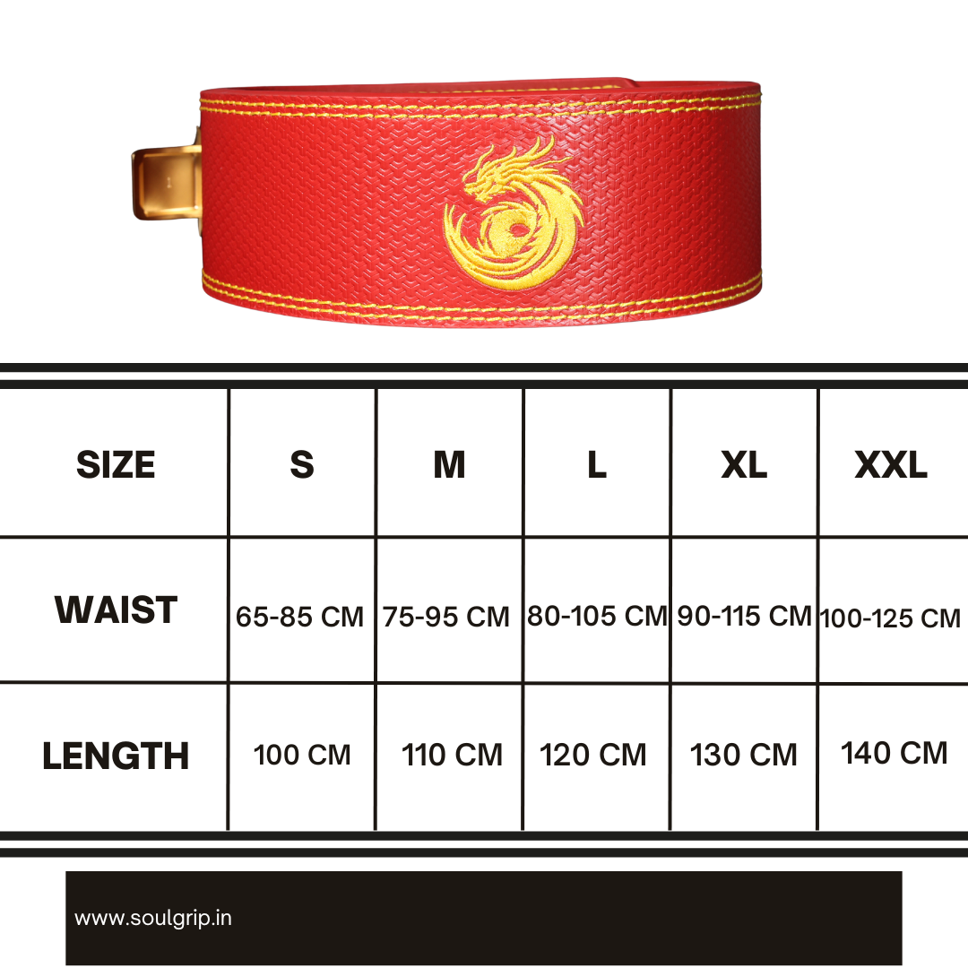 Dragonforged Lever Belt – 13mm Blood Red Powerlifting Belt (Limited Edition)