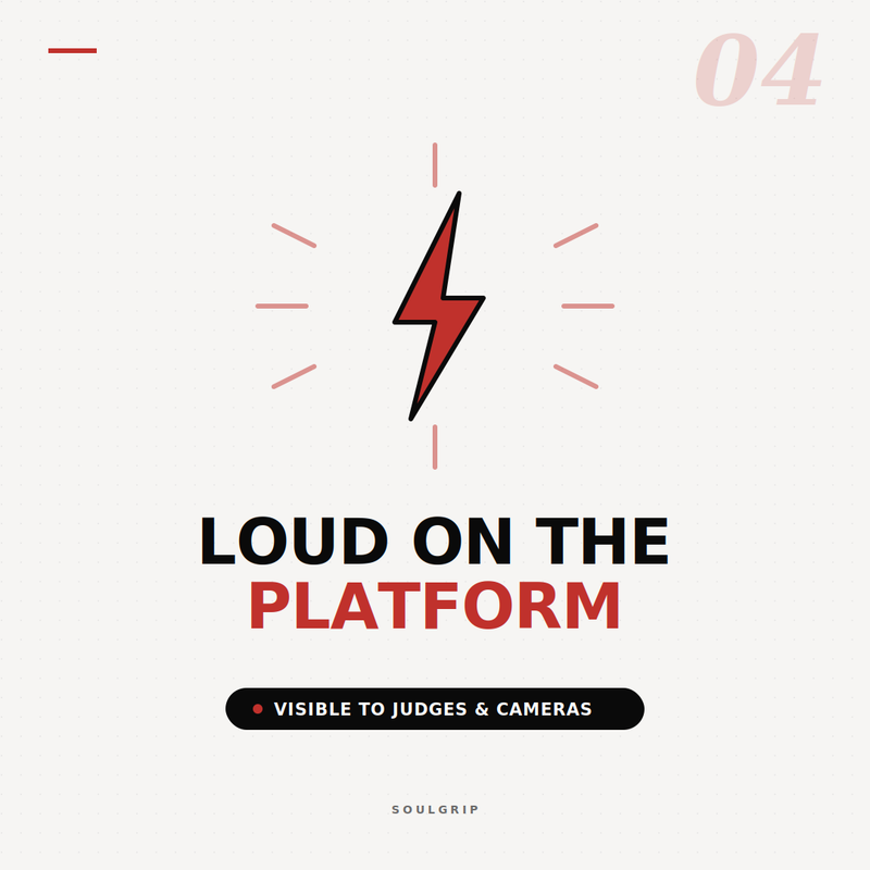 Loud on the platform