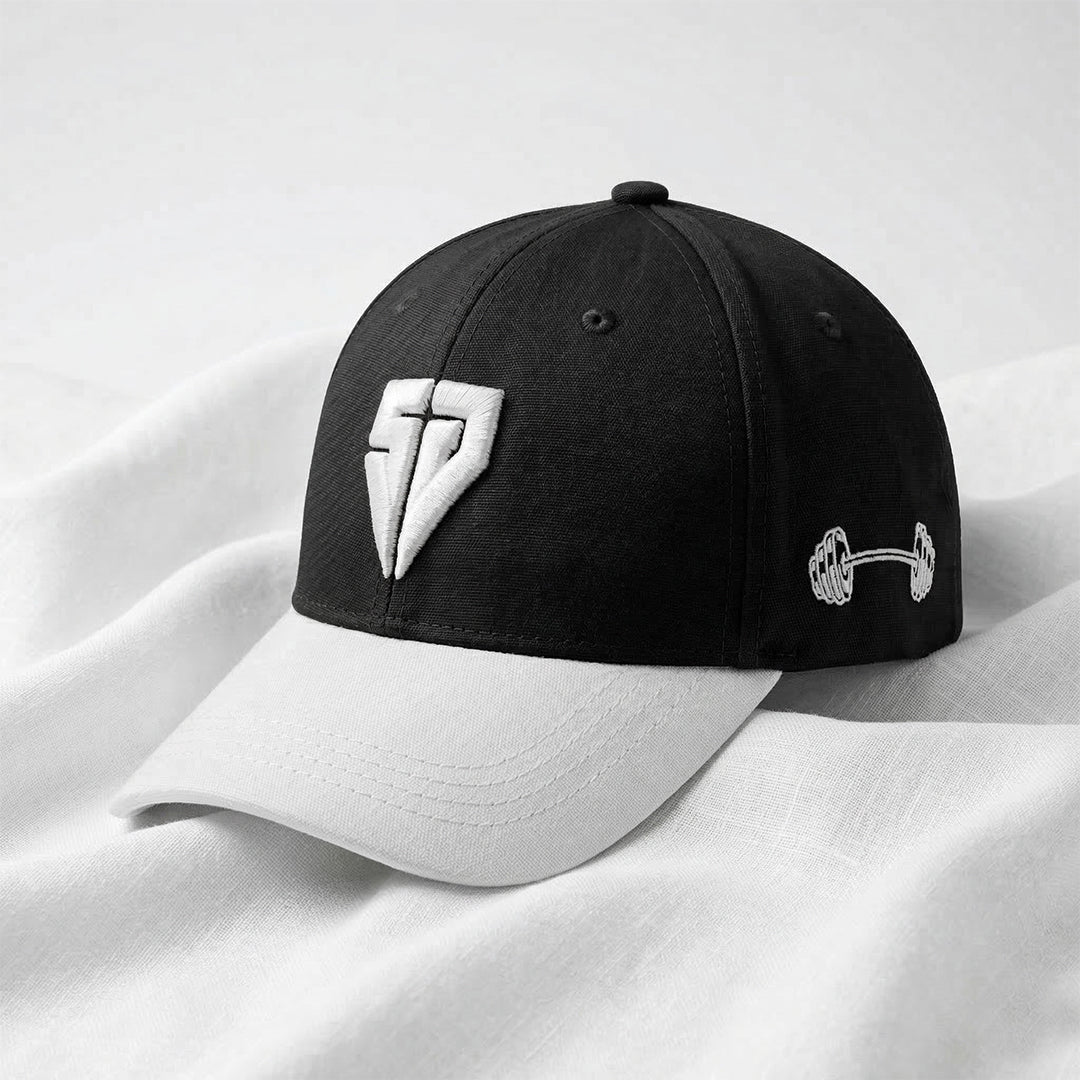 Soulcap – Premium Dri-Fit Adjustable Baseball Cap (Black/White)
