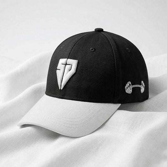 Soulcap – Premium Dri-Fit Adjustable Baseball Cap (Black/White)