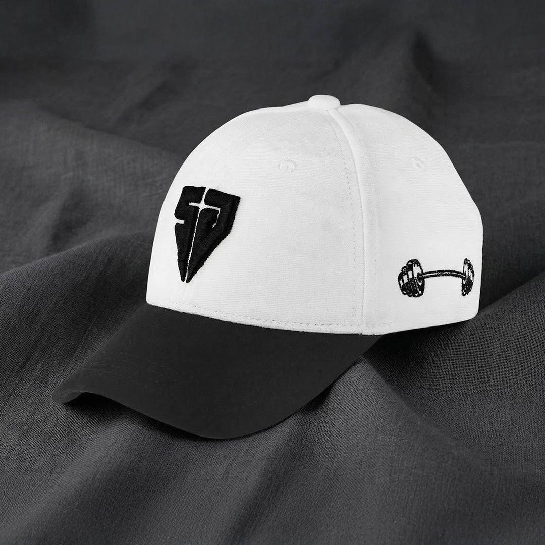 Soulcap – Premium Dri-Fit Adjustable Baseball Cap (White/Black)