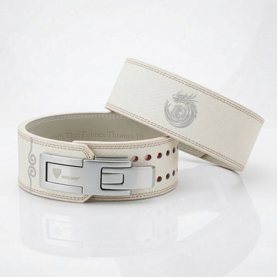 Dragonforged Ice White 13mm Powerlifting Belt (Limited Edition)