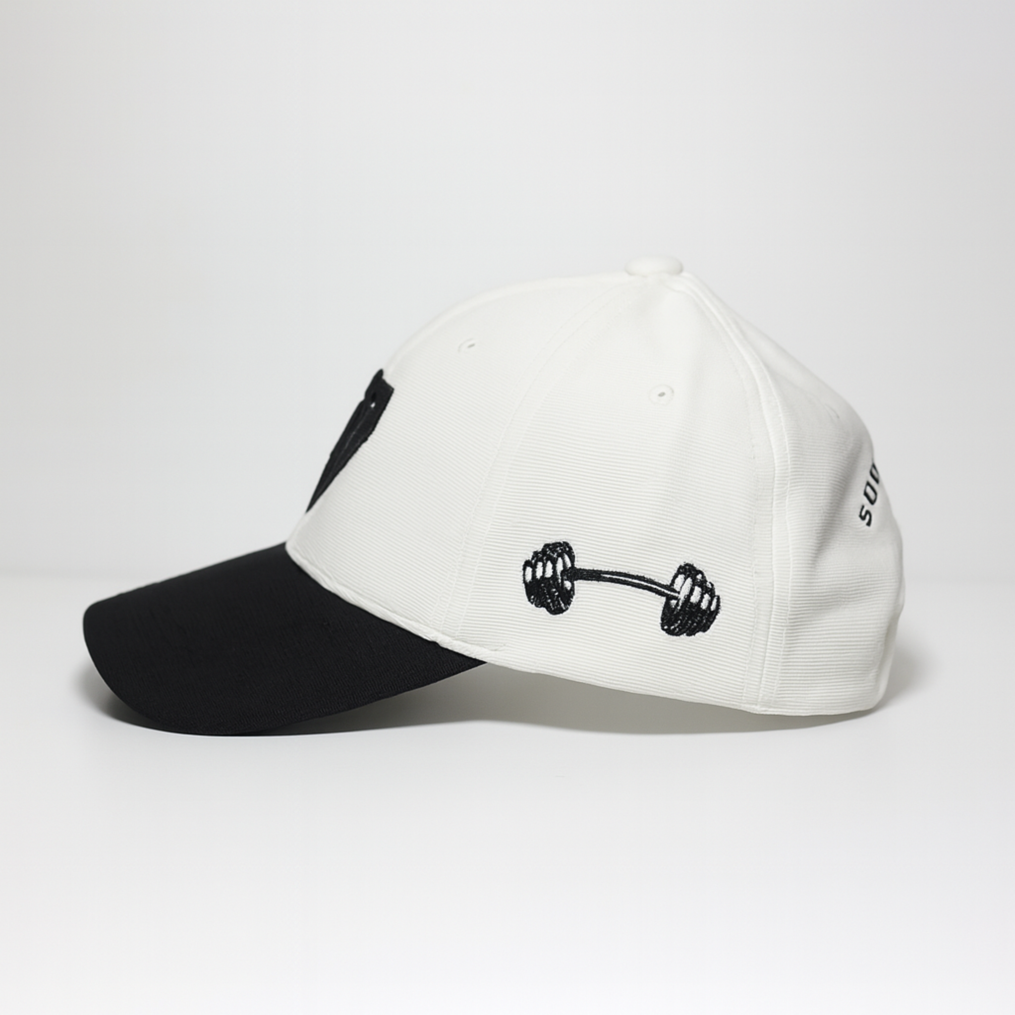 SOULCAP – Premium Dri-Fit Adjustable Baseball Cap (White/Black)