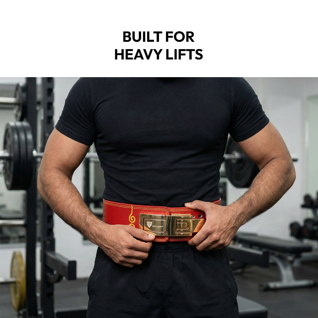 Dragonforged Blood Red 13mm Powerlifting Belt (Limited Edition)