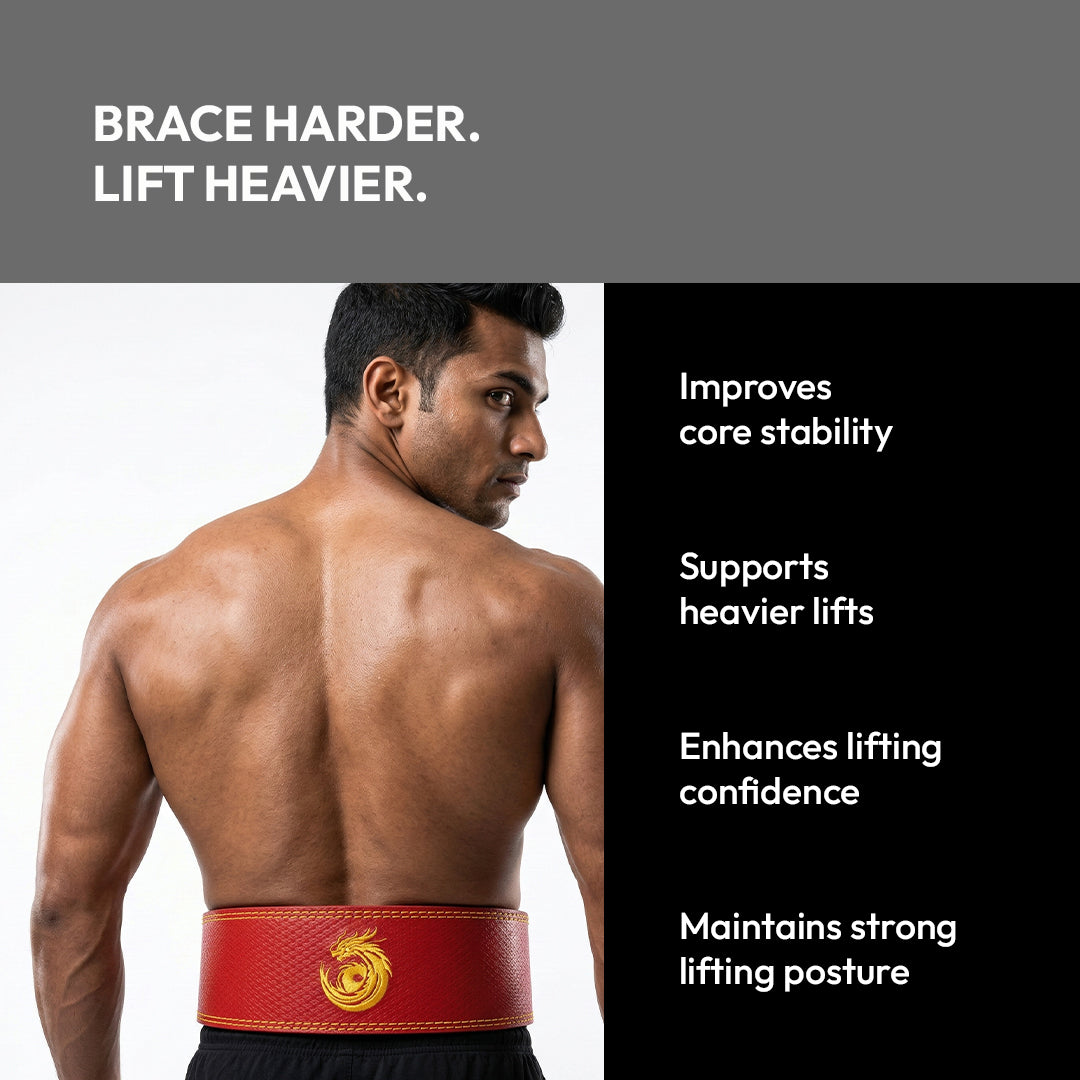 Dragonforged Blood Red 13mm Powerlifting Belt (Limited Edition)