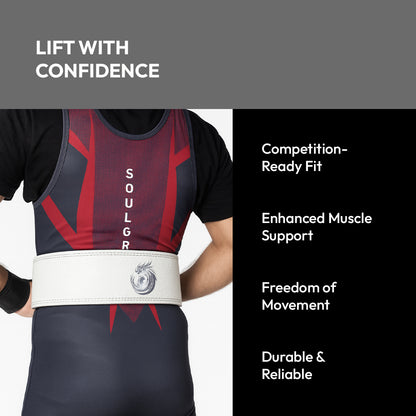 Soularmor Powerlifting Singlet – 350 GSM Premium Competition Singlet.