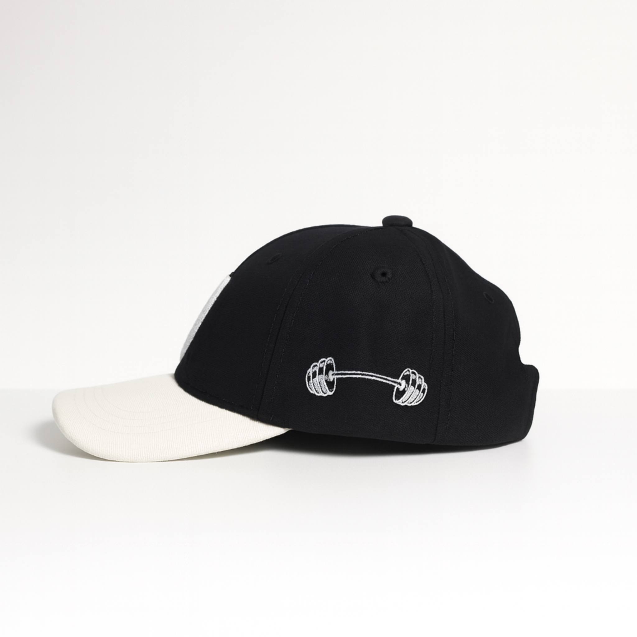 SOULCAP – Premium Dri-Fit Adjustable Baseball Cap (Black/White)