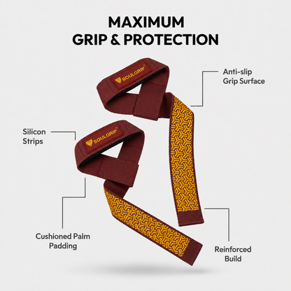 Dragonforged Blood Red Deadlift Straps(Limited Edition)