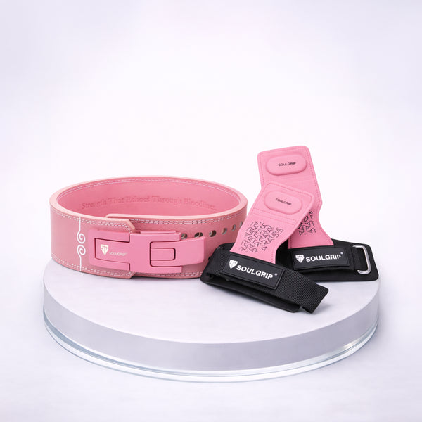 Dragonforged Belt & Soulguard (pink)